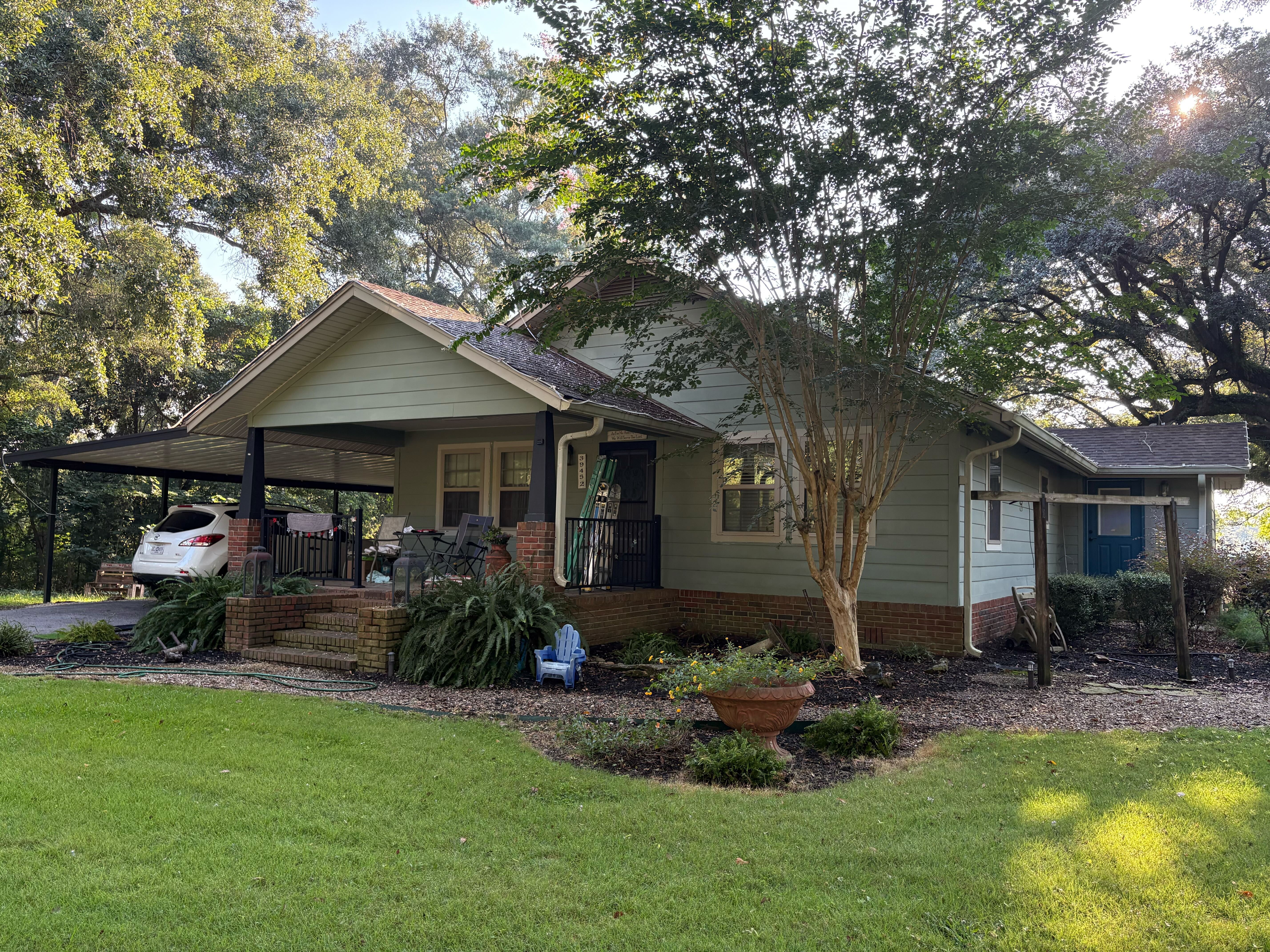 Professional painter at work